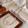 Colorful Pearl & Natural Stone Layered Necklace for Women - Handmade, High-End Clavicle Chain