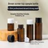 Amber Glass Screw-Top Dispensing Bottle - 5ml, 10ml, 15ml, 20ml for Essence & Cosmetics