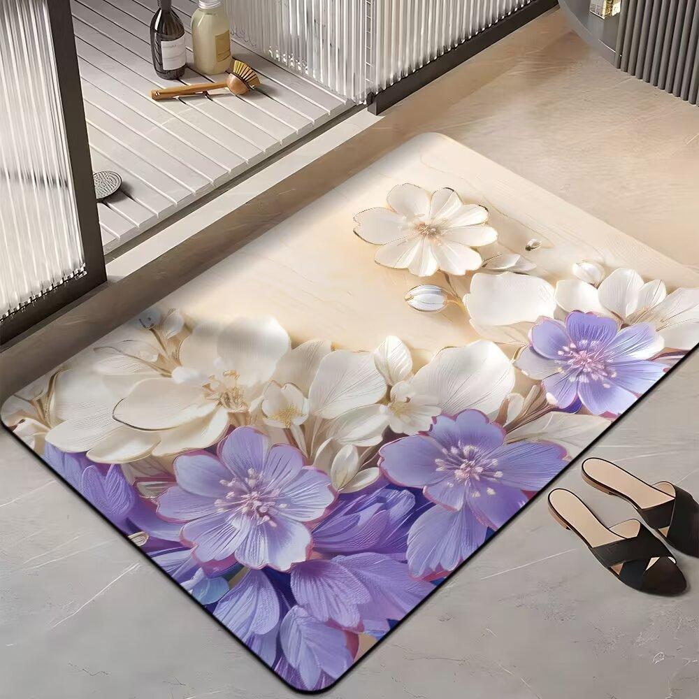 Bathroom Quick-drying Door Mat Diatom Mud Absorbent Floor Mat Toilet Toilet Entry Door Non-slip Mat Diatomaceous Earth Foot Mat