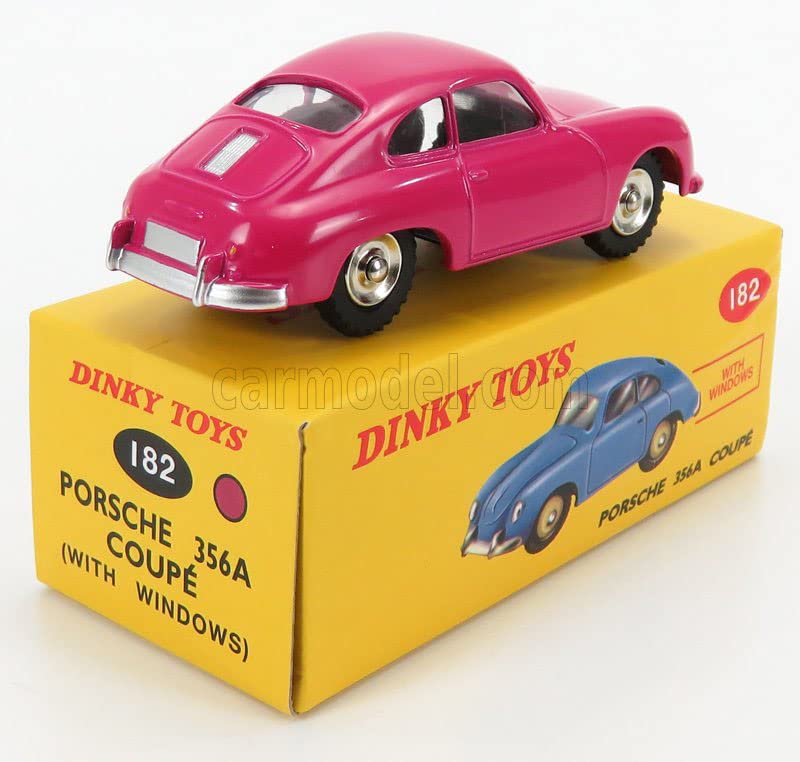 DINKY TOYS Scale Porsche 356A Coupe 1960 Pink Dinky Reproduction Diecast Model Car 1/43