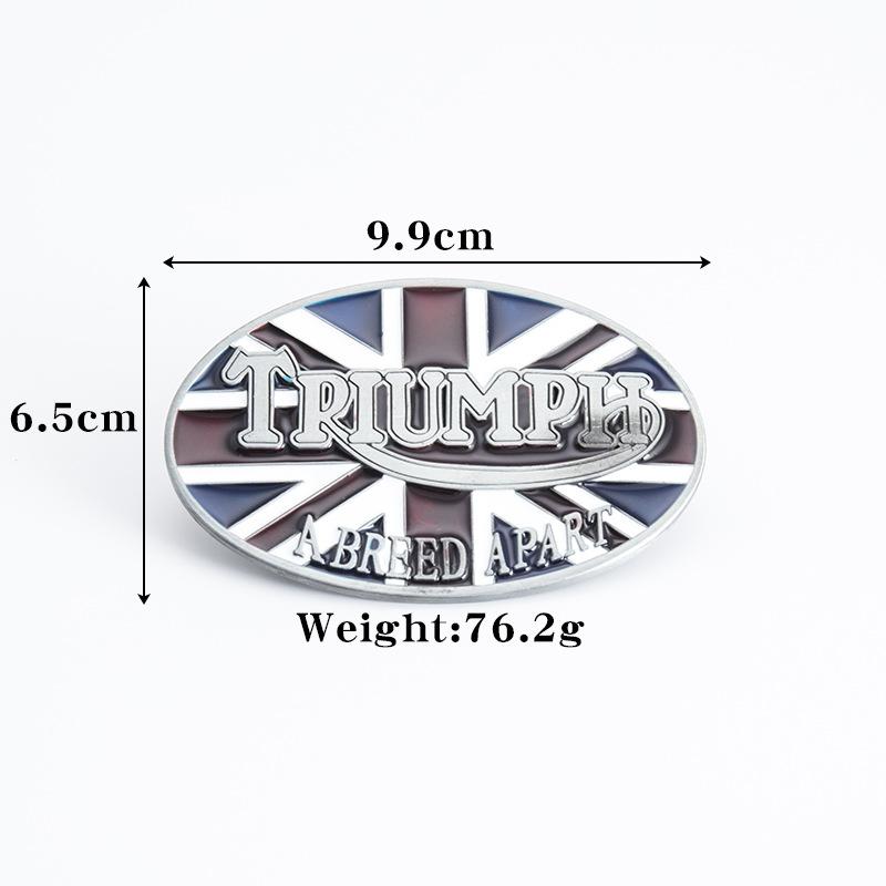 Zinc Alloy British Flag TRIUMPH Belt 21st Century New Fashion Belt