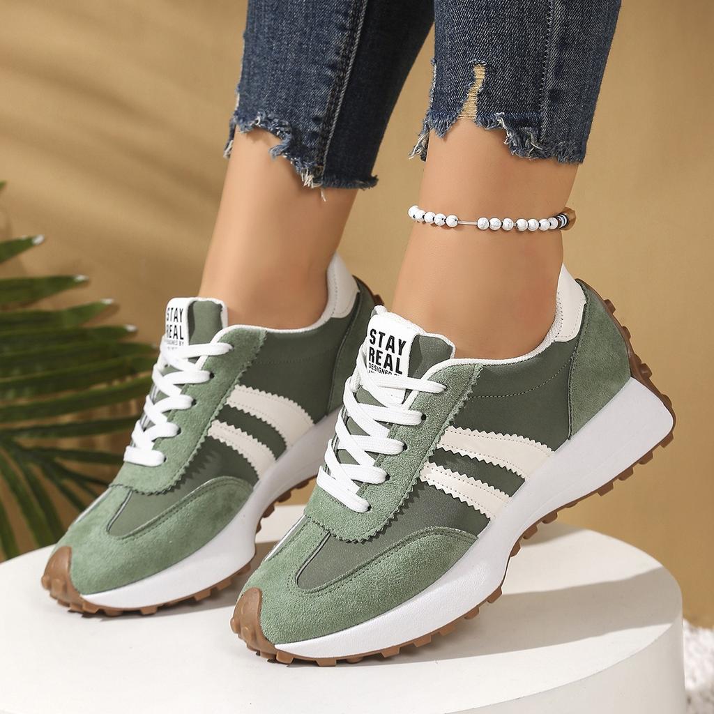 Ladies' Shoes, Thick Soled Shoes, Non Slip Shoes, Breathable Shoes, Casual Shoes, Low Cut Sports Shoes, Suitable for All Seasons, Wear-resistant