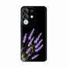 For Vivo Y29 4G Black Back Cover Fashion Flower Butterfly Painting Case Soft TPU Silicone Fundas For  Vivo Y29 4G Protect Cover