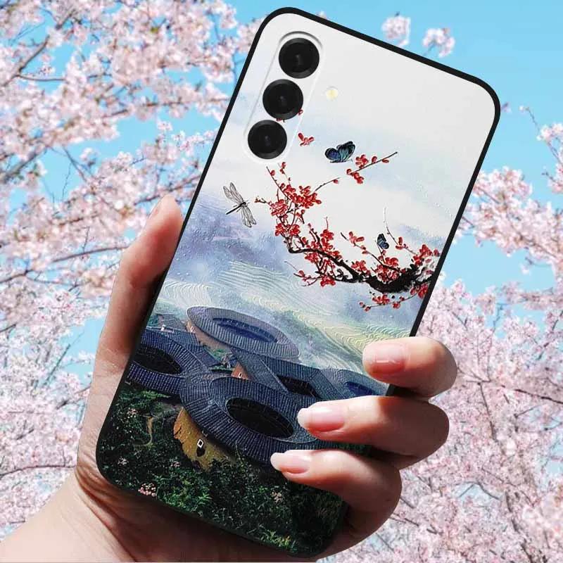 3D Relief Embossed Retro For Galaxy A17 5G Case Soft Silicone Back Cover Cases For SAMSUNG Galaxy A17 A17 5G 3D TPU Relief Cases