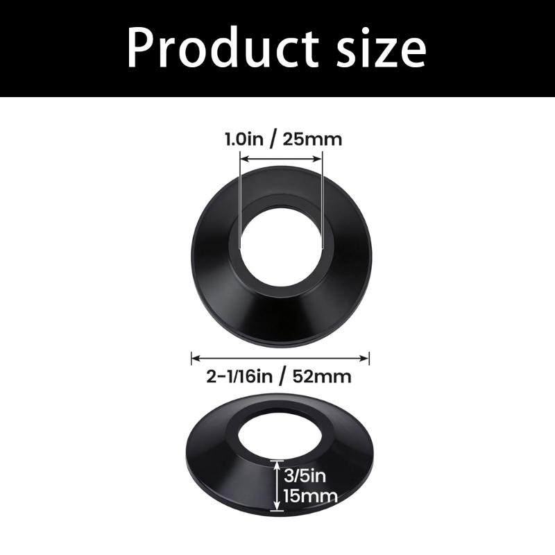 10 Piece Upgrades Bathtubs Stoppers Gaskets Strong Rubber Seal Bathtubs Drain Seal Washers set for Leak Proof Bathing