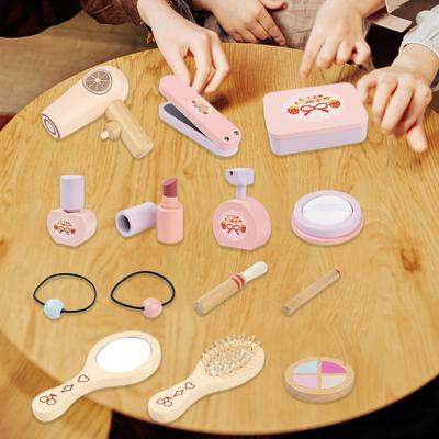 Rollenspiel Make-up Beauty-Set, Kinder Friseursalon Spielset, Make-up Spielzeug-Kits, als Geschenk für Prinzessin