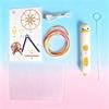 1 Set Diy Drawing Pens Pcl Low-Temperature 3D Printing Pen With 236Inch Filament Usb Charging Christmas Gift For Beginners