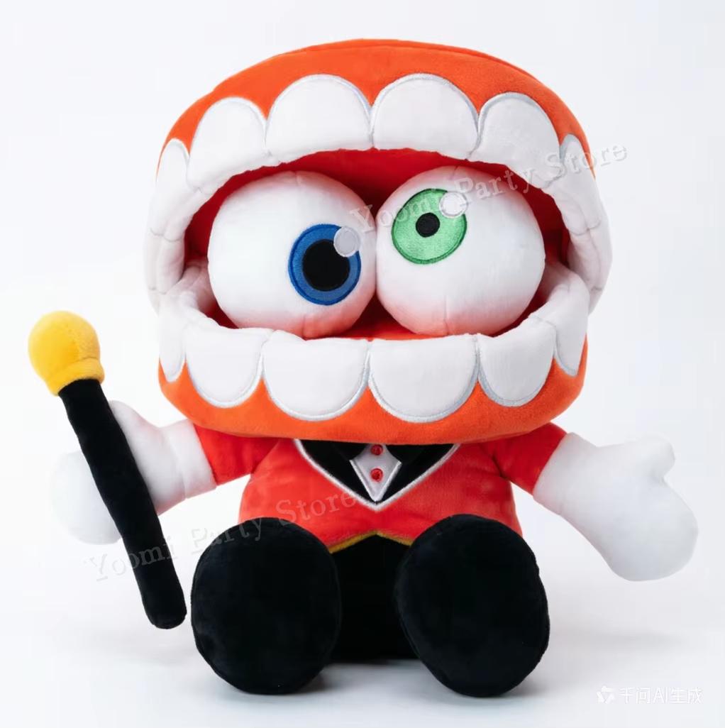 17-25CM Jax Plüsch Digitale Puppe Zirkus Magisches Kaninchen Clown Zeichentrick Sammlerstück Heimdeko für Fans
