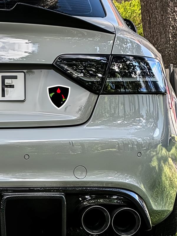 2 Schild Autoaufkleber, Auto Kofferraum-/Seitenkotflügel Abzeichenaufkleber, geeignet für alle Autozubehör-Dekorationen