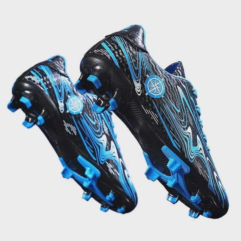 Youth Long-Spike Football Shoes for Boys and Girls, Suitable for Student Athletes In Training and Competitions.