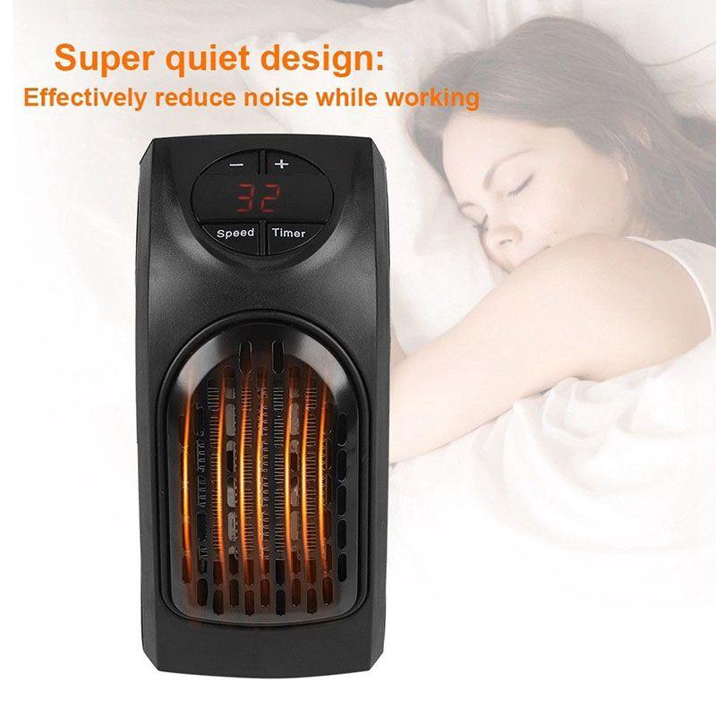 Quiet Electric Handy Warm Fan Mini Office Room Blower Air Heater For Efficient Heating