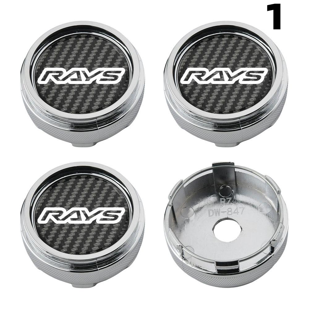 

1Set/4PCS OD 66MM / ID 62MM Rim Caps RAYS VOLK VR GRAM Logo Wheel Center Cap Wheel Cover Hub caps Sport Car Tire Accessories