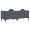 Vidaxl Sofa 3-Osobowa Z Poduszkami, Ciemnoszara, Aksamit