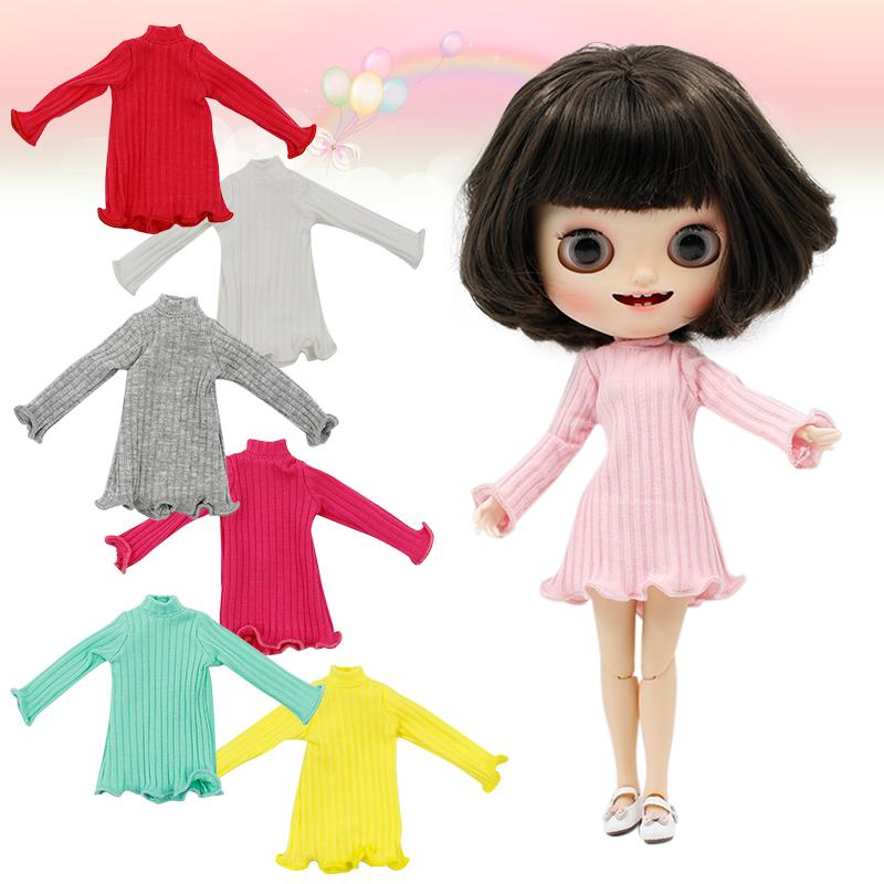 DBS blyth doll icy joint body colorful outfit winter dress toy, only dress no doll