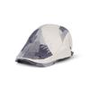 Casual Baseball Cap, Asymmetrical Embroidered Beret, Checked Patchwork Hat