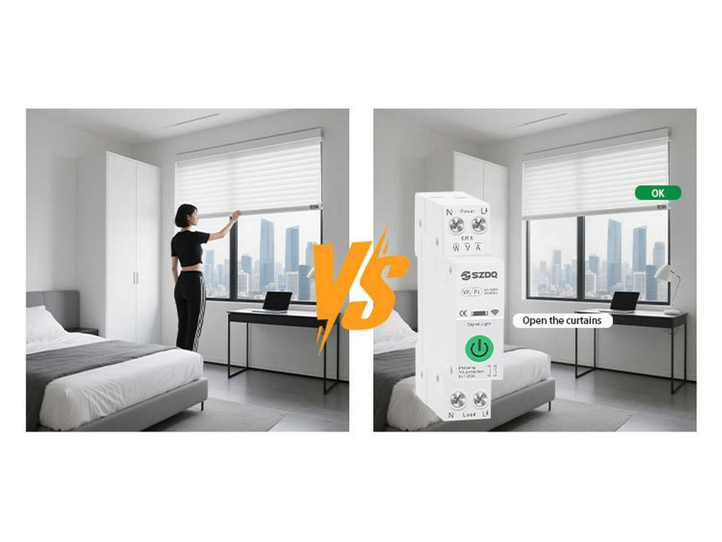Tuya Smart Wi-Fi Circuit Breaker with Mobile App Control and Timer