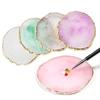 Resin Stone Gel Nail Polish Palette False Nails Drawing Nail Color Palette Nail Art Color Display Manicure Fingernails Tool