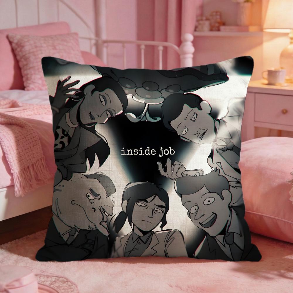 Inside JJobs Anime Classic Cushion Cover Premium Comfort Reversible Pillow Cove Two In One Design For Any Room Car Interior