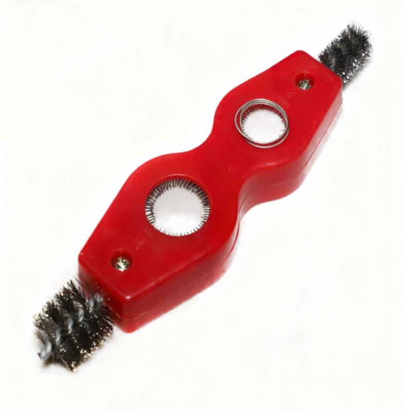 Car Wash Cleaning Battery Wire Brush Car Battery Post Terminal Cleaner Dirt Corrosion Brush Hand Clean Tool Car Detailing Brush