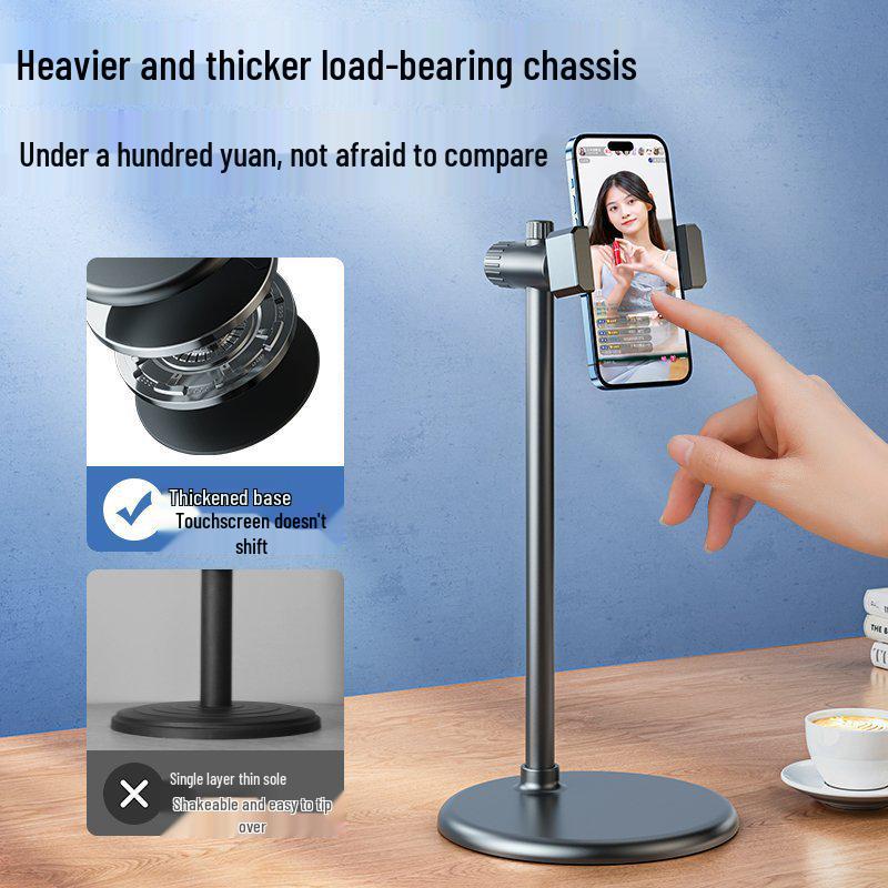 2024 Stolní držák na telefon pro živé vysílání a fotografování z nadhledu - Kompatibilní s Douyin a dalšími