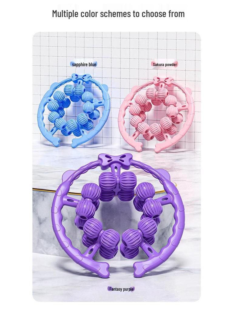 Leg Massager Roller for Thighs & Calves - Slimming, Muscle Relaxation, Stretching & Soothing Therapy.