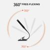Adjustable Book Clip Lamp Portable Eye Protection Clamp Night Light Touch Dimming 360 Degree Bending Mini Table Lamp Bedside