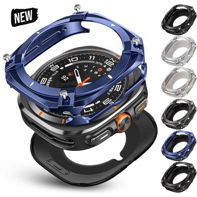 Beschermhoes voor Samsung Galaxy Watch 7 Ultra 47mm Aluminiumlegering Beschermende Shell Cover voor Galaxy Ultra Bumper Accessoires