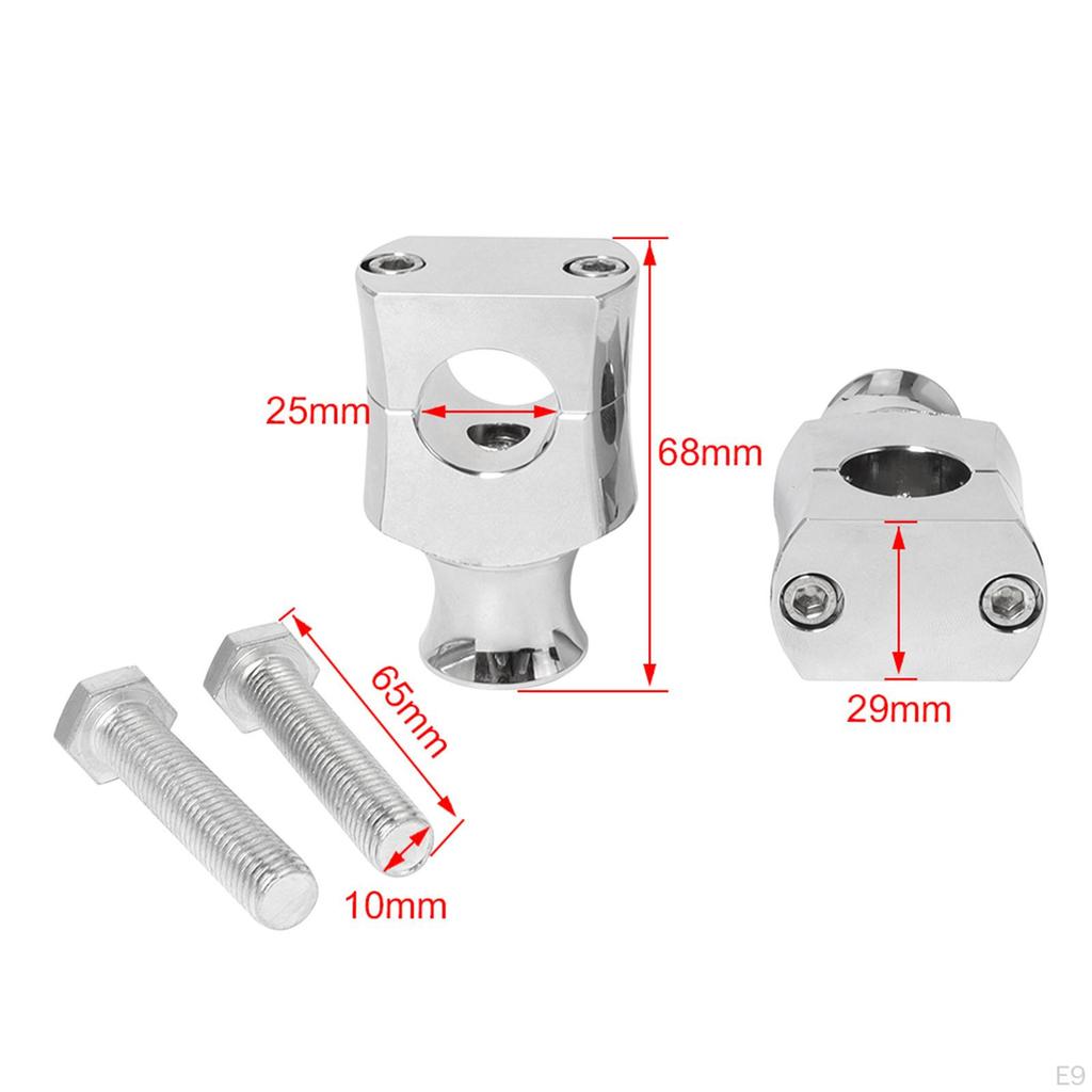 Motorcycle 7/8'' / 1'' Handlebar Riser Clamp Repalcment accessories