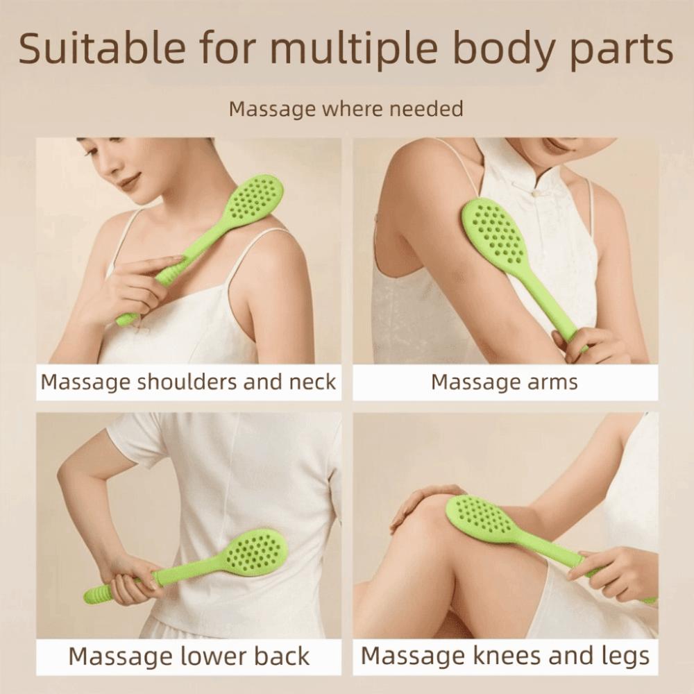 Hollow Massage Hammer Hand Stick Beating Board Meridian Massager Portable Relaxation Hand-held Massager Household Use