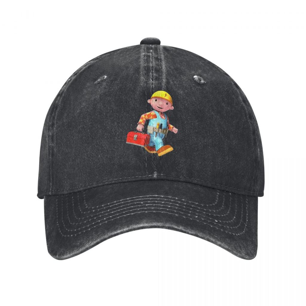 Bob The Builder And Friends Unisex Women Baseball Caps Distressed Denim Caps Hat Retro Outdoor Summer Snapback Cap
