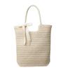 Seaside beach bag women's spring new fashionable large-capacity shoulder bucket bag casual woven bag