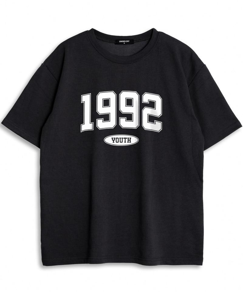 UNDEROFF Oversized Crew Neck 1992 Short Sleeve T-Shirt Green