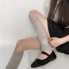 Girls Ruffles Knee Socks Y2K Lolita Long Socks Women Leg Warmers Stockings Thin Breathable Foot Cover Arm Sleeves Sun Protection