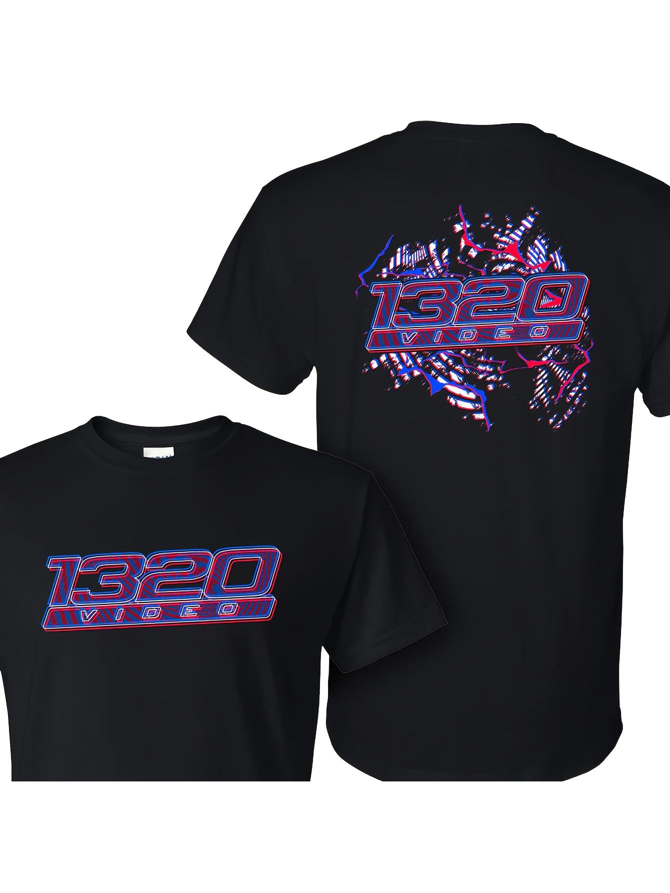 

Double Side Printed T-Shirt 1320 Video 100% Cotton Soft Breathable Casual Round Neck Short Sleeve Tee 4XL