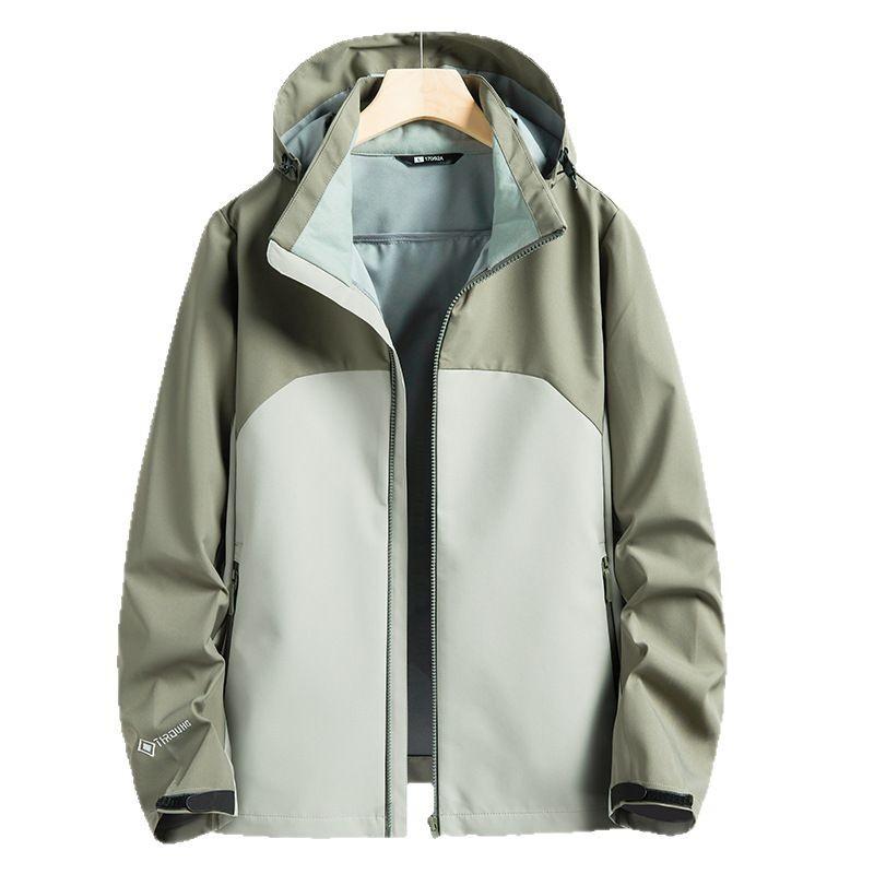 Spring and Autumn New Outdoor Jacket Couple Windproof Hooded Sports Casual Jacket