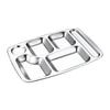 ZISIZ Stainless Steel Divided Lunch Tray