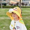 Voice Control Fan Hat Children Summer Girls Large Brim Sun Protection Shawl Hat Empty Top Girl Sun Hat