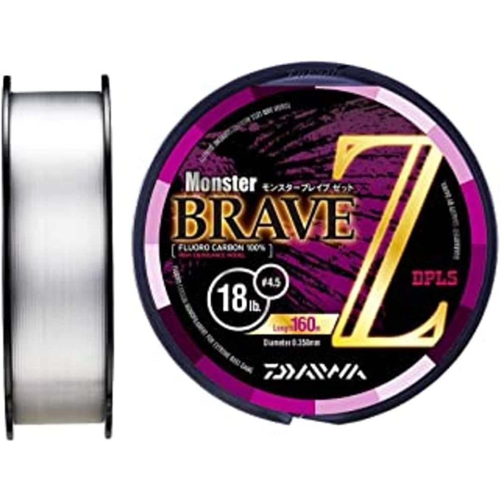 Daiwa Monster Brave Z Fluorocarbon Line 400m 13lb Natural Fishing Tackle