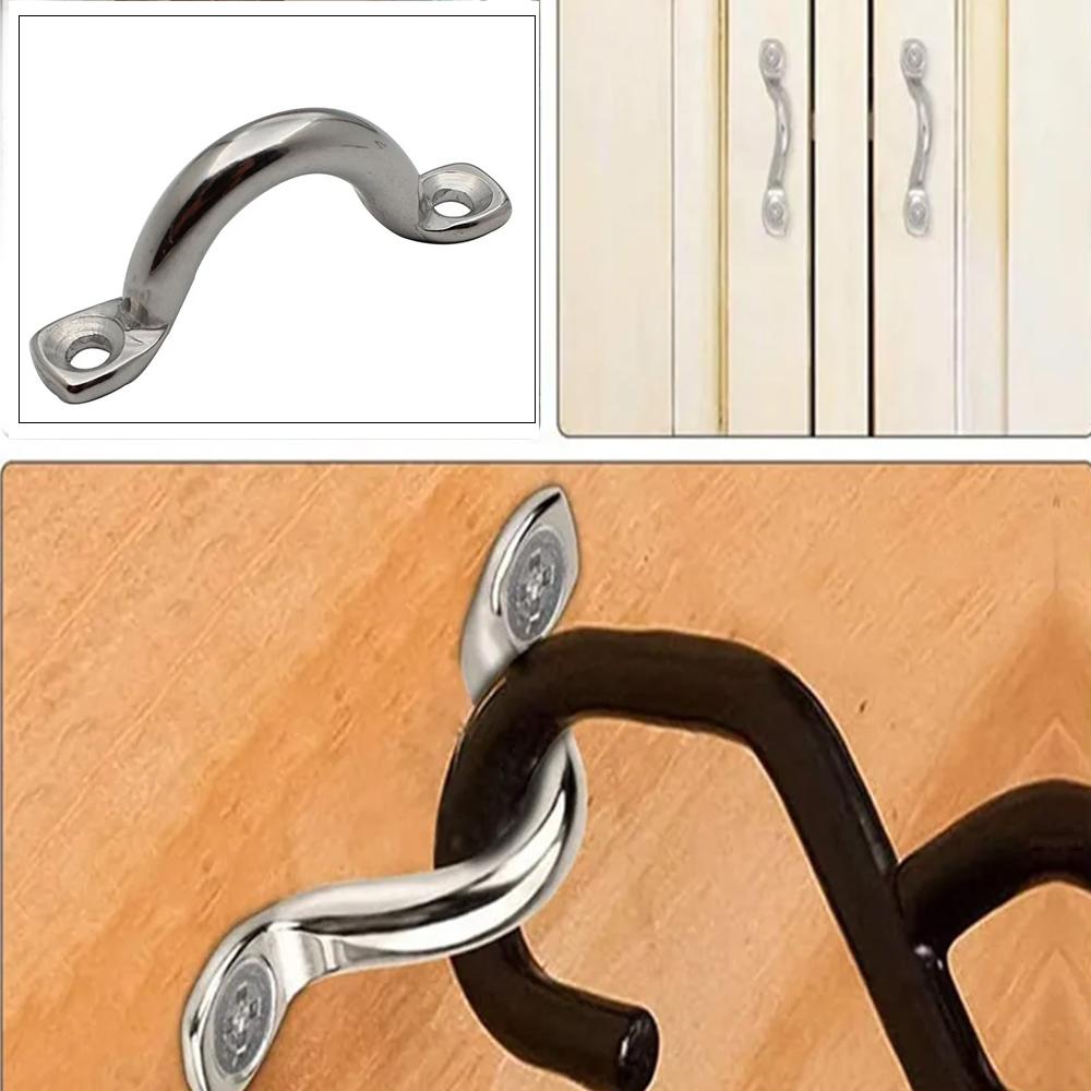 2-10 Stück M4-M8 Griff Edelstahl Drahtöse Öse Riemen Boot Marine Befestigung Fender Haken Markise Motoren Zubehör für Boot Yacht