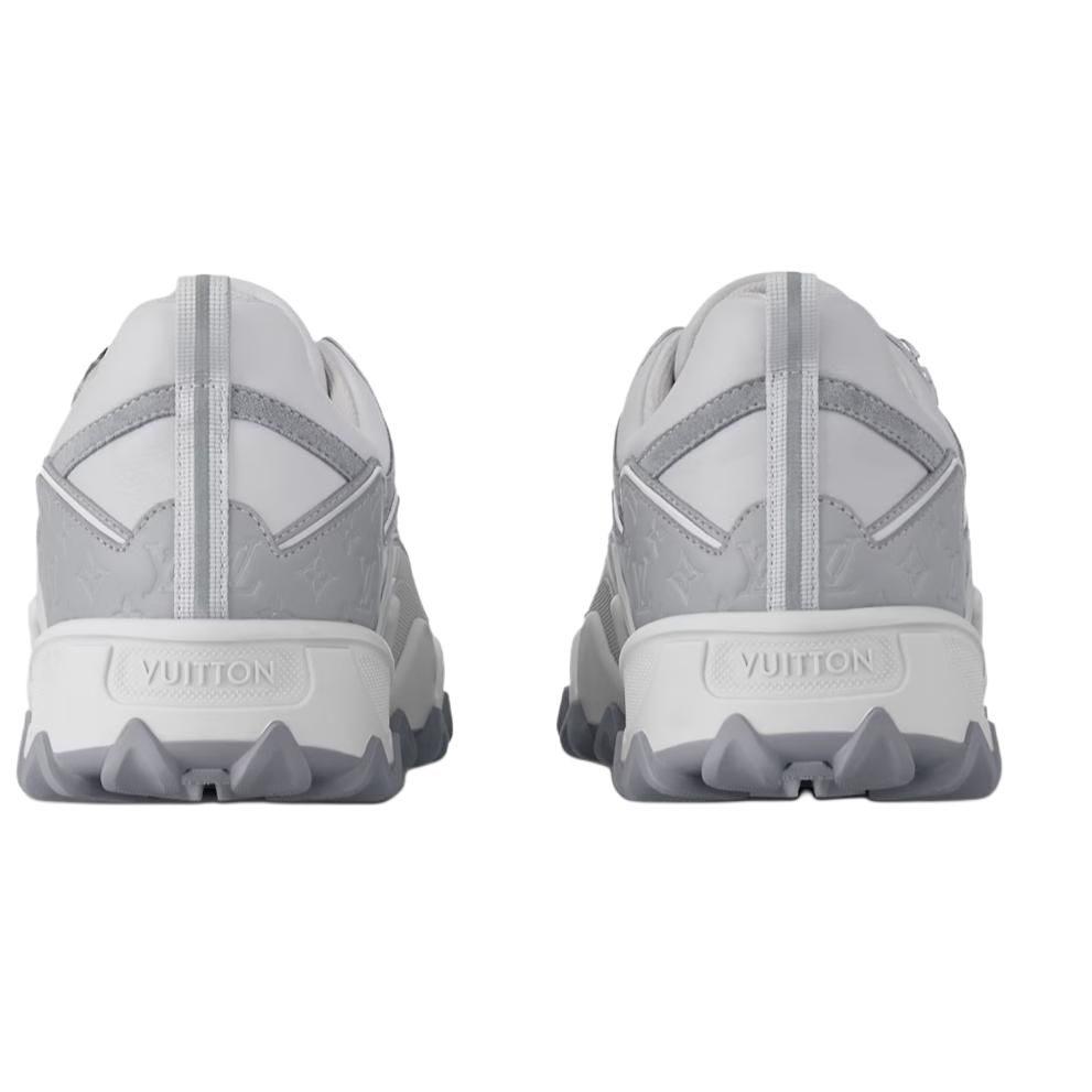 Louis Vuitton RUSH Low Top Casual Shoes 5cm Women's Gray 1AGZG6