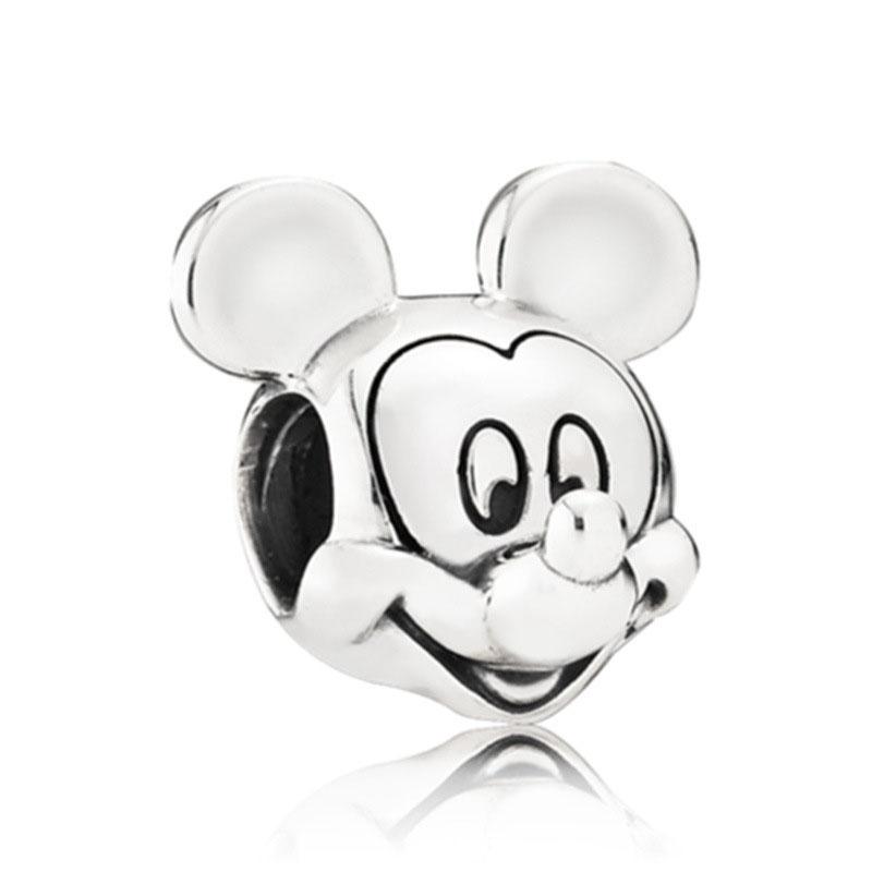 High Qualitycopper   Mickey Mom Minnie Clip Stitch Charms Bead Fit Original Bracelets Charm Diy Women Jewelry