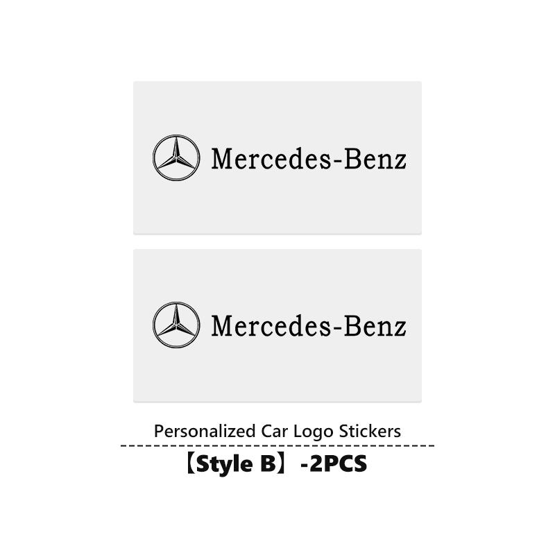 AABGW1 For Benz Car Logo Emblem Rear Trunk Stickers Badge Accessories AMG CLA CLS C180 C200 W204 W205 Exclusive A C E R V Class