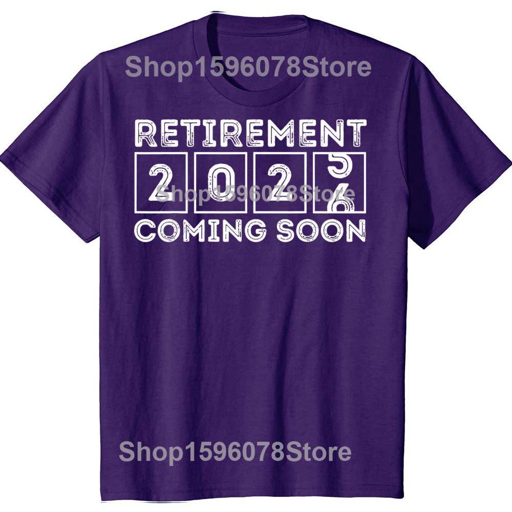 Funny Retirement 2026 Funny Soon to Retire Cotton T-shirts Men Women's Fashion Casual Tshirt Loose Oversized Streetwear T Shirt