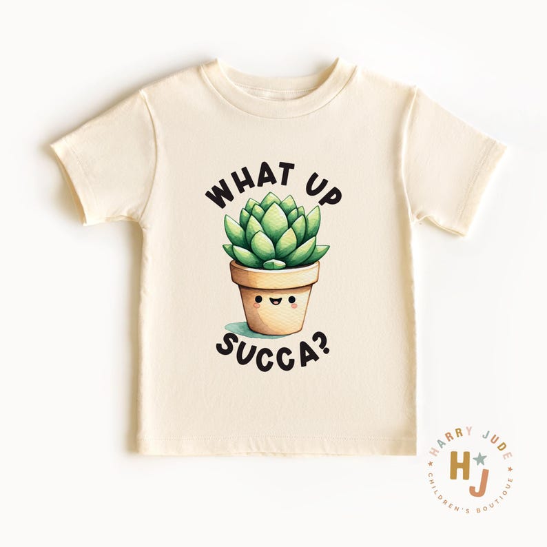 What Up Succa Toddler Tee: Funny Kids Graphic T-Shirt 100
