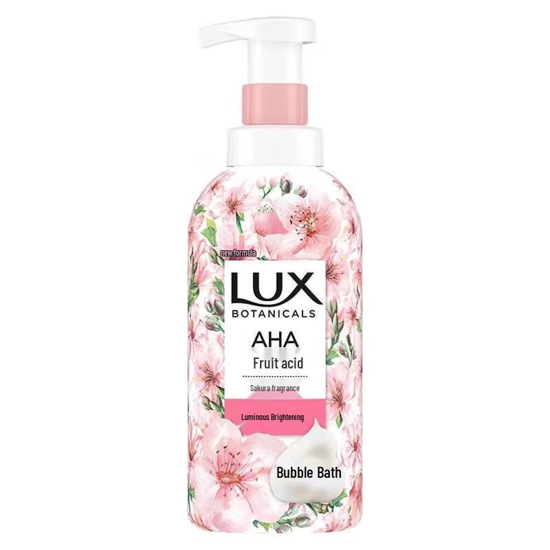LUX Plant Extract Cherry Blossom Bubble Shower Gel
