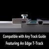 1Pc Track Saw Guide Rail Square 90° Right Angle Aluminum Alloy Quick Positive Angle Stop, Woodworking Workbench Tool