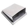 Exterior Wall Vent Cover with Flats 100mm Square SUS304 Stainless Steel Dryer Exhaust Vent Cover for