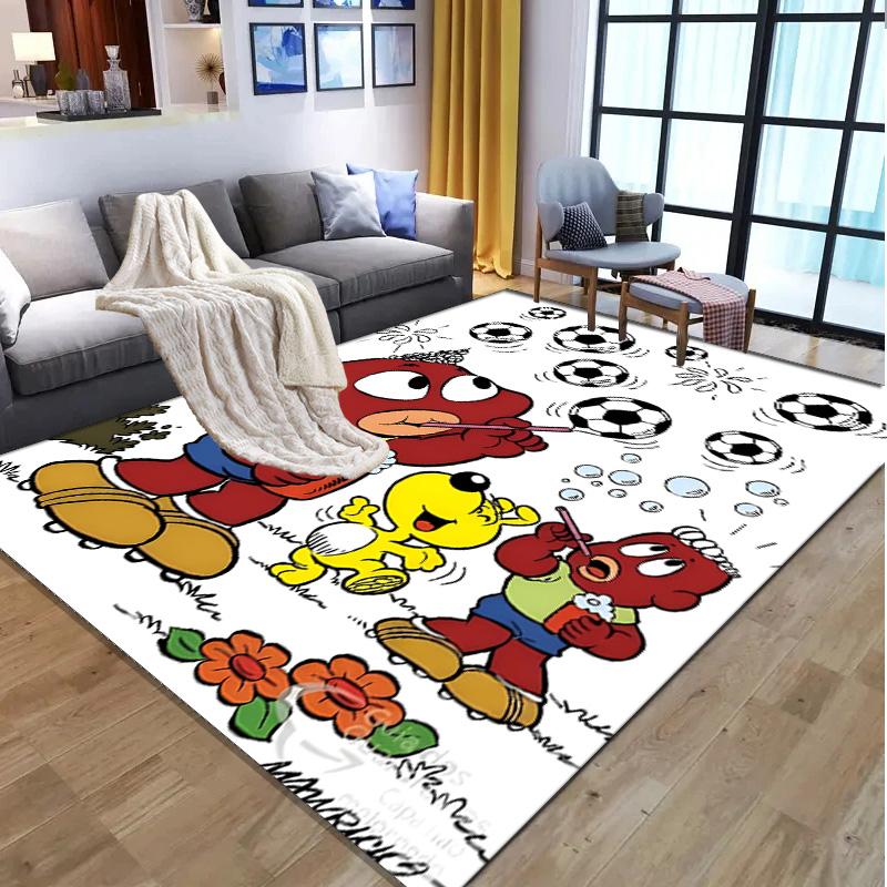 Bamse Pattern Rug, Indoor/Outdoor Mat, for Picnic, Gameroom, Bedroom, Office, Living Room, Home Decor Carpet, Birthday Gift