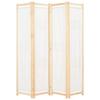 4-panel Room Divider 160x170x4 Cm Fabric