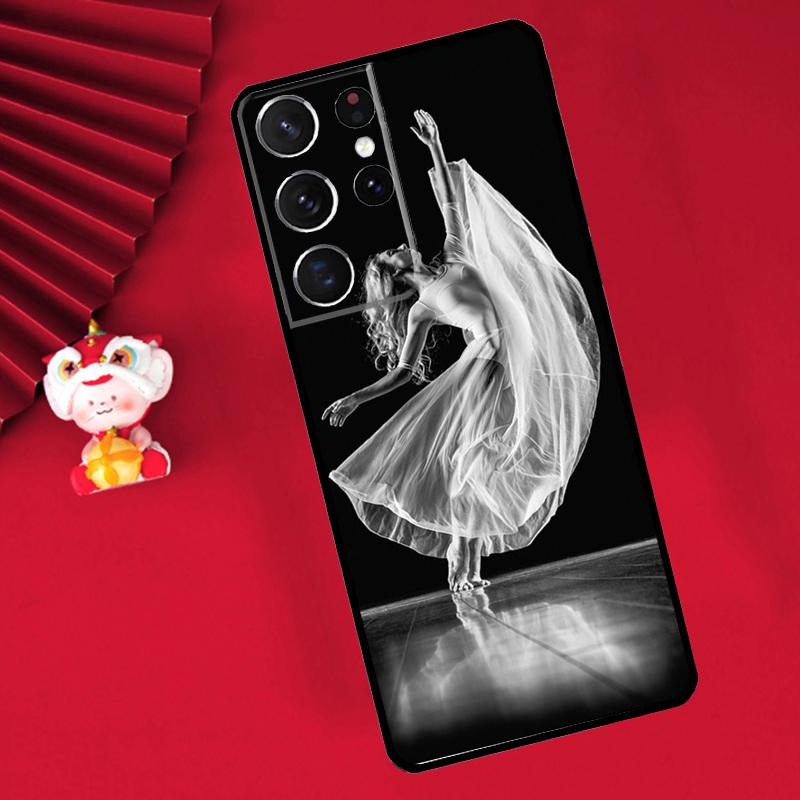 Ballerina Ballet Dancer Girl Case For Samsung Galaxy S24 Ultra S21 S22 S20 S23 S25 Ultra Plus S9 S10 S25 FE Cover Funda